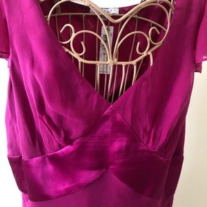 Laundri by Shelli Segal fuchsia gown